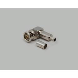 BKL Electronic 0401218 0401218 BNC konektor zástrčka, zahnutá 50 Ω 1 ks