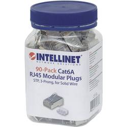 Intellinet, 790680, zástrčka RJ45, CAT 3, CAT 4, CAT 5, CAT 5e, CAT 6, CAT 6A, piny:8P8C, 90 ks