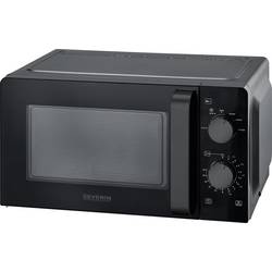 Severin MW 9587 mikrovlnná trouba černá (matná), nerezová ocel 800 W funkce časovače