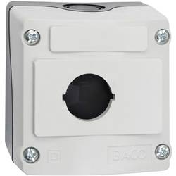 BACO LBX0100 prázdné pouzdro 1 instalační pozice (d x š x v) 74 x 74 x 47.9 mm šedá, černá 1 ks