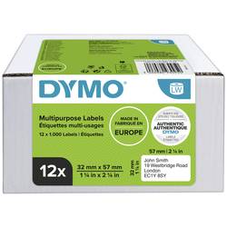 DYMO etikety v roli kombinované balení 2093095 2093095 57 x 32 mm papír bílá 12000 ks trvalé univerzální etikety