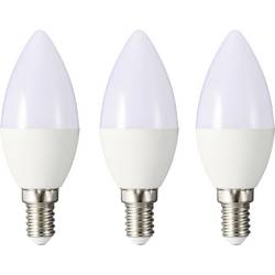 Sygonix SY-6649658 LED Energetická třída (EEK2021) F (A - G) E14 4.9 W = 40 W teplá bílá (Ø x v) 37 mm x 96 mm 3 ks