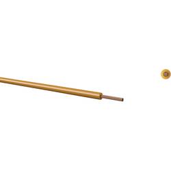 Kabeltronik 160110004-1 lanko/ licna, LiFY, 1 x 1 mm², žlutá, metrové zboží