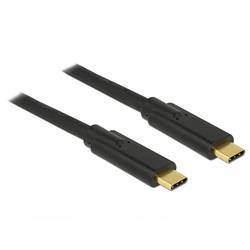 Delock Kabel USB-C USB 2.0 USB-C ® zástrčka, USB-C ® zástrčka 4.00 m černá 83868