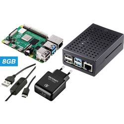 TRU COMPONENTS Pure Set Raspberry Pi® 5 B+ 16 GB 4 x 2.4 GHz vč. napájecího zdroje, vč. pouzdra
