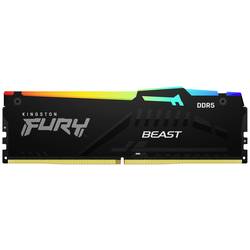 Kingston FURY Beast RGB Modul RAM pro PC DDR5 16 GB 1 x 16 GB Bez ECC 5200 MHz 288pin DIMM CL36 KF552C36BBEA-16