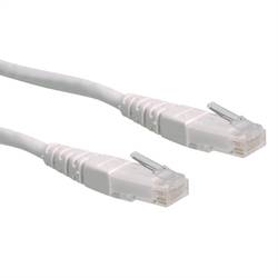 Roline 21.15.1516 RJ45 síťové kabely, propojovací kabely CAT 6 U/UTP 0.30 m bílá nestíněný 1 ks