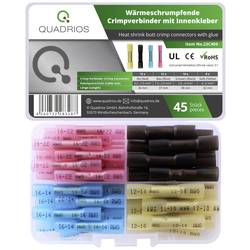 Quadrios 23C494 krimpovací spojka se smršťovací bužírkou 0.5 mm² 6 mm² plná izolace červená, modrá, černá, žlutá 45 ks Box