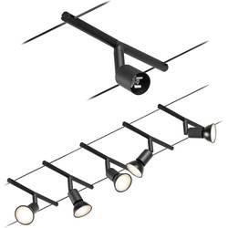 Paulmann Wire Systems 94446 kompletní lankový systém GU5.3 černá (matná), chrom