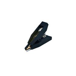 Mueller Electric BU-75K Miniaturní Kelvinův klip černá Upínací rozsah max.: 3 mm Délka: 41.30 mm 1 ks Piece