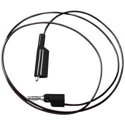 Mueller Electric BU-2030-A-48-0 měřicí kabel banánková zástrčka 4 mm krokosvorky 1.2 m černá 1 ks