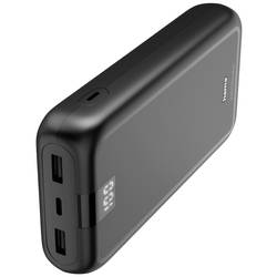 Hama powerbanka Li-Pol, 24000 mAh, Rychlé nabíjení, antracitová