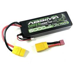 Absima 4140018 akupack Li-Pol (modelářství), 7.4 V, 6000 mAh, články 2, 50 C, Stick, XT90