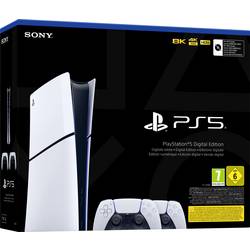 Sony Herní konzola PlayStation® 5 Slim Digital Edition 1 TB bílá vč. 2 kontrolérů