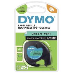DYMO LT páska do štítkovače plast Barva pásky: zelená Barva písma: černá 12 mm 4 m S0721640