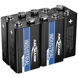 Ansmann Lithium Industrial 6LR61 baterie 9 V lithiová 1200 mAh 9 V 5 ks