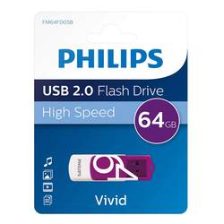 Philips VIVID USB flash disk 64 GB nachová FM64FD05B/00 USB 2.0