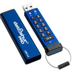 iStorage datAshur® PRO USB flash disk 16 GB modrá IS-FL-DA3-256-16 USB 3.2 (Gen 1x1)