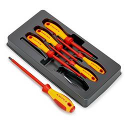 Knipex sada šroubováků, plochý, křížový PH, 6dílná, 00 20 12 V01