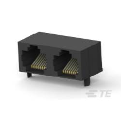 TE Connectivity TE AMP MODULAR JACKS - INVERTED AND LEDS, 5406526-1, 1 ks