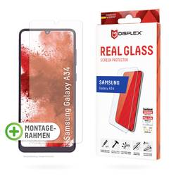 DISPLEX Real Glass ochranné sklo na displej smartphonu Samsung Galaxy A34 5G 1 ks odolné vůči poškrábání, Chránící proti otiskům prstů 01816