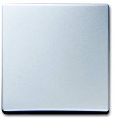 Busch-Jaeger kryt vypínač, přepínač, křížový spínač, tlačítko do jakéhokoliv počasí (IP44) hliník, bílá hliníková (RAL 9006) 2CKA001731A1963 1 ks