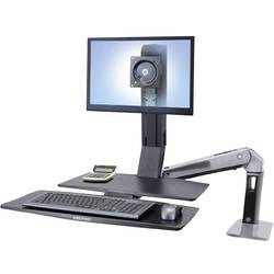 Ergotron WorkFit-A 1násobné držák na stůl pro monitor 25,4 cm (10) - 61 cm (24) černá, hliník (leštěný) nastavitelná výška, odkládací místo na klávesnici,
