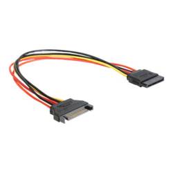 Delock napájecí kabel 0.3 m vícebarevná