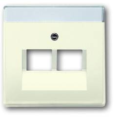 Busch-Jaeger kryt zásuvky UAE-/IAE-/ISDN perlově bílá, krémově bílá 2CKA001710A3146 1 ks