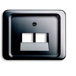 Busch-Jaeger kryt zásuvky UAE-/IAE-/ISDN platina 2CKA001753A8485 1 ks