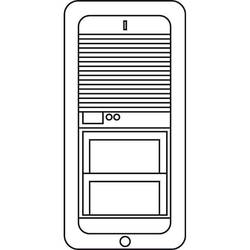 Siedle 200008558-00 příslušenství domovní telefon reproduktor vícebarevná