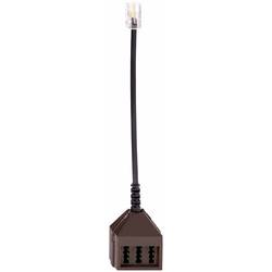 Rutenbeck telefonní adaptér [1x RJ45 zástrčka 8p8c - 3x telefonní zástrčka TAE-N] 0.15 m