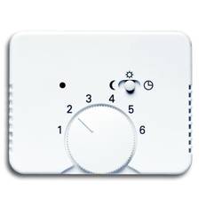 Busch-Jaeger kryt regulátor teploty Alpha Nea, Alpha exclusiv bílá, dopravní bílá 2CKA001710A3561