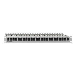 Rutenbeck PP-UMCat6Aiso24/24/1 24 portů síťový patch panel 483 mm (19) CAT 6 1 U šedá