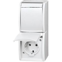 ABB 2CKA002084A0714 zásuvka s ochranným kontaktem IP44 bílá, čistě bílá (RAL 9010)