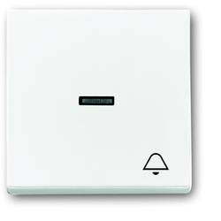 Busch-Jaeger kryt symbol zvonek Busch-axcent , Carat, Future Linear, Solo dopravní bílá, bílá 2CKA001751A2754 1 ks