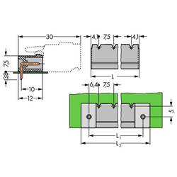 WAGO 231 konektor do DPS 5, rozteč 7.50 mm, 231-835/001-000, 100 ks