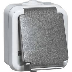 PEHA by Honeywell 1násobné kompletní sada zásuvka šedá 306111 1 ks