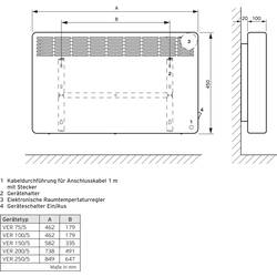 Vaillant 0010023958 topení bílá