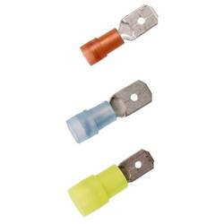 LAPP 63101080 faston zásuvka Šířka zástrčky: 6.3 mm Tloušťka konektoru: 0.8 mm 180 ° částečná izolace modrá 100 ks