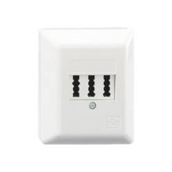 Rutenbeck zásuvka na omítku 2 porty bílá