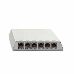 Rutenbeck PP-ClassEA#23811106 6 portů patch panel bílá