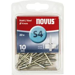 Novus Office 110026857 slepý nýt (Ø x d) 4 mm x 10 mm ocel ocel 20 ks