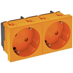 OBO Bettermann 6120105 přístrojová vložka 2x zásuvka (š x v x h) 90 x 45 x 42 mm 1 ks oranžová