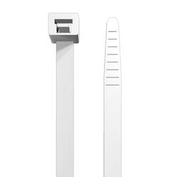 Weidmüller 2659540000, CB-VT 365/7.5 HF/V0 WT, stahovací pásky, 7.5 mm, 365 mm, bílá, 100 ks