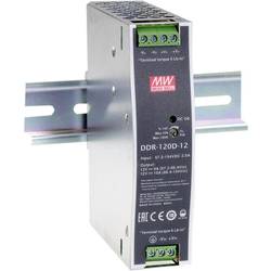 MW Mean Well DDR-120D-12 DC/DC měnič napětí na DIN lištu, 12 V/DC, 10 A, 120 W, výstupy 1 x