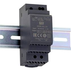 MW Mean Well DDR-30G-5 DC/DC měnič napětí na DIN lištu, 5 V/DC, 6 A, 30 W, výstupy 1 x