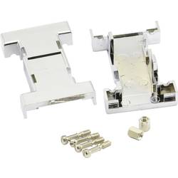 BKL Electronic 10070142 D-SUB pouzdro adaptéru Pólů: 9, 25 plast, pokovený 180 ° stříbrná 1 ks