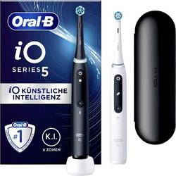 Oral-B iO Series 5 Duo elektrický kartáček na zuby, černá, bílá, 415121
