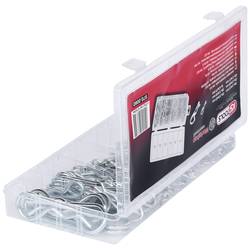 KS Tools Sada pružinových závlaček, 1,8 x 33 - 3,9 x 75, 150 ks 1 ks